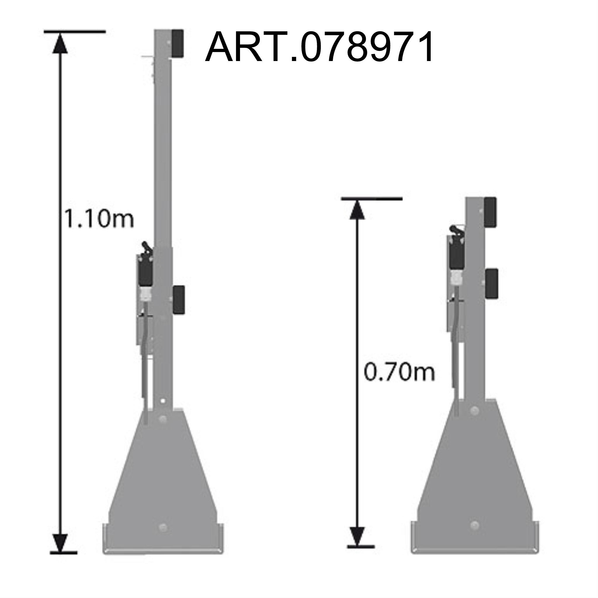 Guard Rail Kit Telescopic Version To EN8120 Elevator Equipment